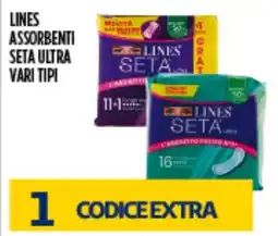 Supermercato Pollio Lines assorbenti seta ultra offerta