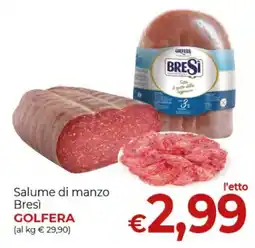 Supermercati Nonna Isa Salume di manzo Bresì offerta