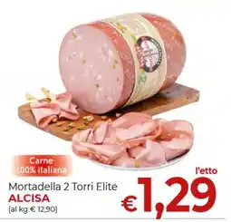 Supermercati Nonna Isa Mortadella 2 Torri Elite ALCISA offerta