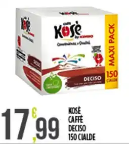 Supermercato Pollio Kosé Caffè Deciso offerta