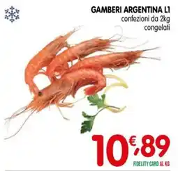 D'Ambros Gamberi Argentina L1 offerta