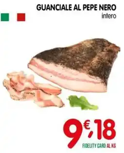 D'Ambros Guanciale al pepe nero intero offerta