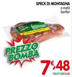 D'Ambros Speck di montagna a metà Senfter offerta
