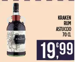 Supermercato Pollio Kraken rum astuccio offerta