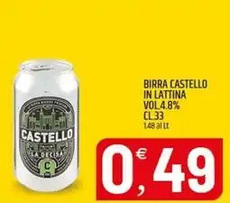 Ard Discount Birra Castello La Decisa offerta