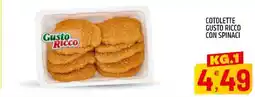 Ard Discount Cotolette gusto ricco con spinaci Gusto Ricco offerta