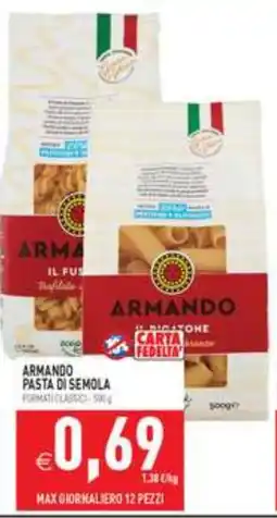 Iperfamily Armando pasta di semola offerta