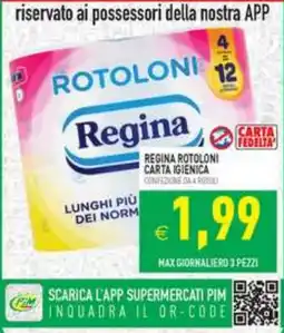 Iperfamily Rotoloni Regina carta igienica offerta