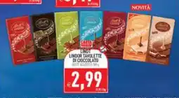 Iperfamily Lindt Lindor tavolette di cioccolato offerta