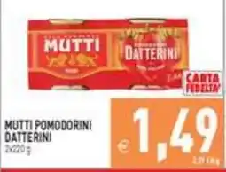 Iperfamily Mutti pomodorini datterini offerta