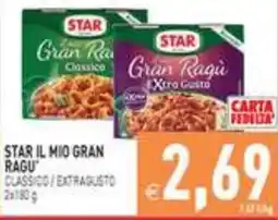 Iperfamily Star il mio gran ragù classico / extra gustoso offerta