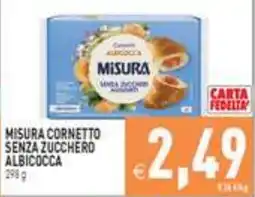 Iperfamily Misura cornetto senza zucchero albicocca offerta