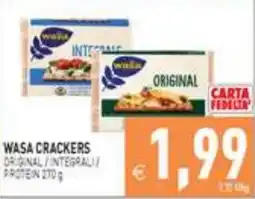 Iperfamily Wasa Crackers Original / Integrali / Protein offerta