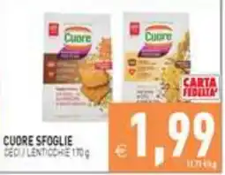 Iperfamily Cuore sfoglie Ceci / Lenticchie offerta