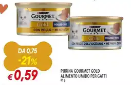 IperFamila Purina Gourmet Gold alimento umido per gatti offerta