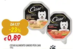IperFamila Cesar alimento umido per cani offerta