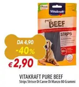 IperFamila Vitakraft Pure Beef Strips offerta