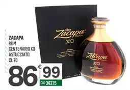 Tutto Risparmio Cash&Carry Zacapa rum centenario xo offerta