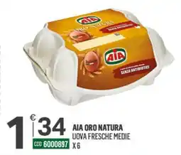 Tutto Risparmio Cash&Carry Aia oro natura uova fresche medie offerta