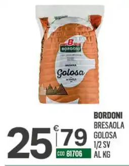 Tutto Risparmio Cash&Carry Bordoni bresaola golosa offerta