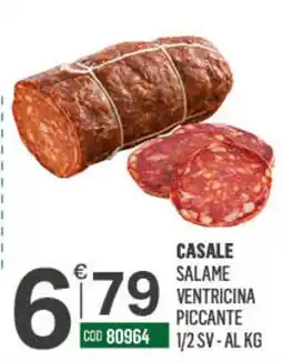 Tutto Risparmio Cash&Carry Casale salame ventricina piccante offerta