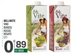 Tutto Risparmio Cash&Carry Bellavite vino bianco/ rosso/ rosato offerta