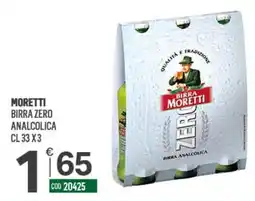 Tutto Risparmio Cash&Carry Birra zero Moretti offerta