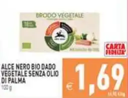 Supermercati Agorà Alce Nero Bio dado vegetale senza olio di palma offerta