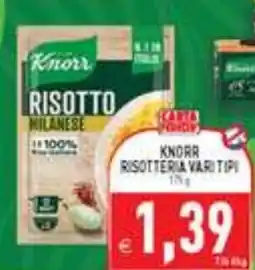 Supermercati Agorà Knorr Risotto Milanese offerta