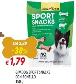 IperFamila GimDog Sport Snacks con Agnello offerta