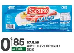 Tutto Risparmio Cash&Carry Scarlino wurstel classici di suino offerta