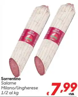 Pac Cash&Carry Sorrentino Salame Milano/Ungherese offerta