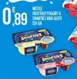 Netto Supermercati Nestlé Fruttolo Yogurt & Smarties offerta