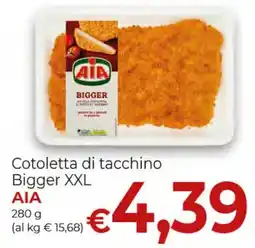 Supermercati Nonna Isa Cotoletta di tacchino Bigger XXL AIA offerta