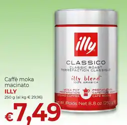 Supermercati Nonna Isa Caffè moka macinato ILLY offerta
