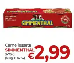 Supermercati Nonna Isa Carne lessata Simmenthal offerta