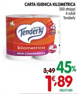 D'Ambros Carta igienica kilometrica Tenderly offerta