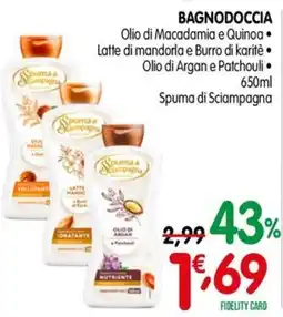 D'Ambros Spuma a Sciampagna Bagnodoccia offerta