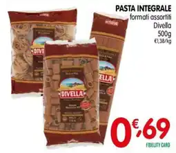 D'Ambros Pasta integrale Divella offerta
