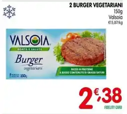 D'Ambros ValsOia Burger vegetariani offerta
