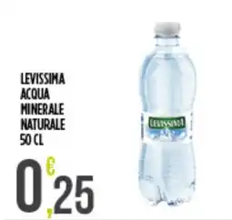Supermercato Pollio Acqua minerale naturale Levissima offerta