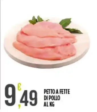 Petto a fette di pollo