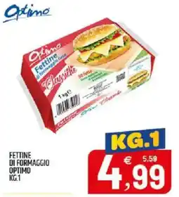 Ard Discount Fettine di formaggio Optimo offerta