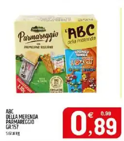 Ard Discount ABC della merenda Parmareggio offerta