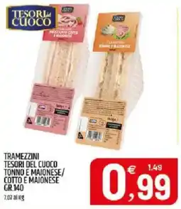 Ard Discount Tramezzini Tesori del Cuoco Tonno e Maionese offerta