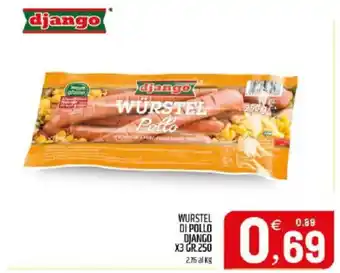 Würstel di pollo Django