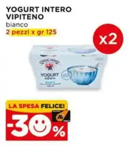 Alì Supermercati Yogurt intero Vipiteno bianco offerta