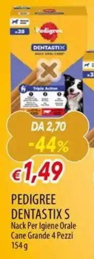 IperFamila Pedigree Dentastix S offerta