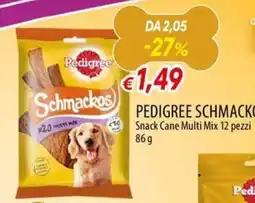 IperFamila Pedigree Schmackos offerta