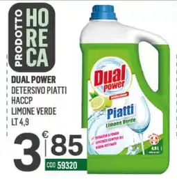 Tutto Risparmio Cash&Carry Dual Power detergente piatti limone verde offerta